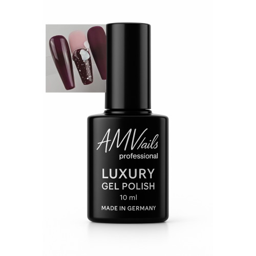 AMV Luxuri Gel Polish Rouge Noir